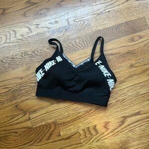 NIKE black sports bra